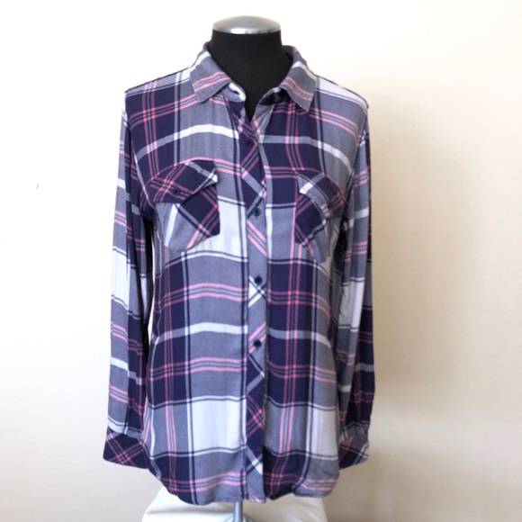 Anthropologie Tops - Lena Case - Plaid Checkered Flannel (Anthro)